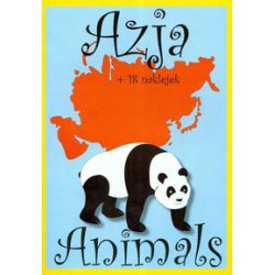 Kolorowanka Animals Azja + 18 naklejek